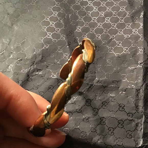 Magnetic copper cuff bangle, essential minerals - Picture 2 of 8